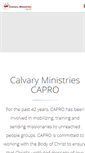Mobile Screenshot of capromissions.org
