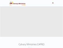 Tablet Screenshot of capromissions.org